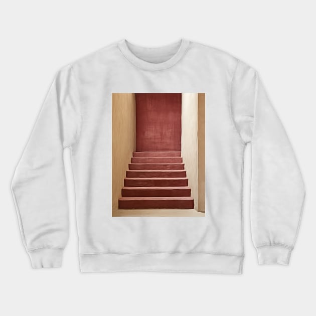 Stairs to nowhere Crewneck Sweatshirt by damnaloi